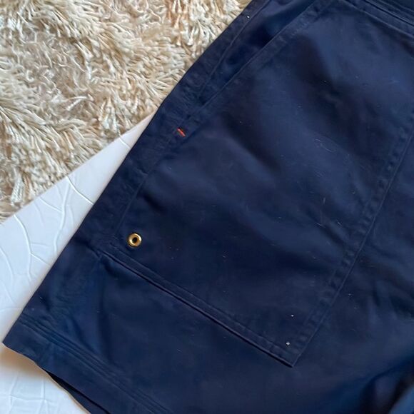 Y2K Lauren Ralph Lauren navy cargo  Shorts size 8 - Picture 3 of 9